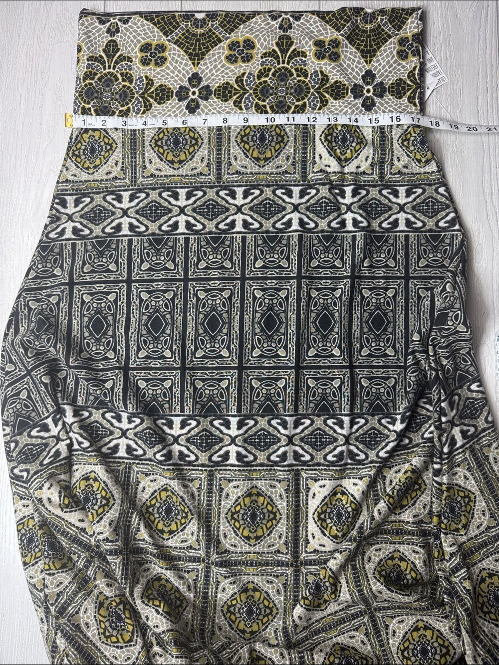 NWT XL Maxi skirt, Black and brown, Office- School, halter dress, LuLaRoe - Picture 3 of 5